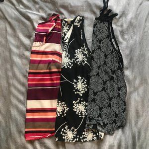 Women's Sleeveless Blouses (3) - Size Medium/Small